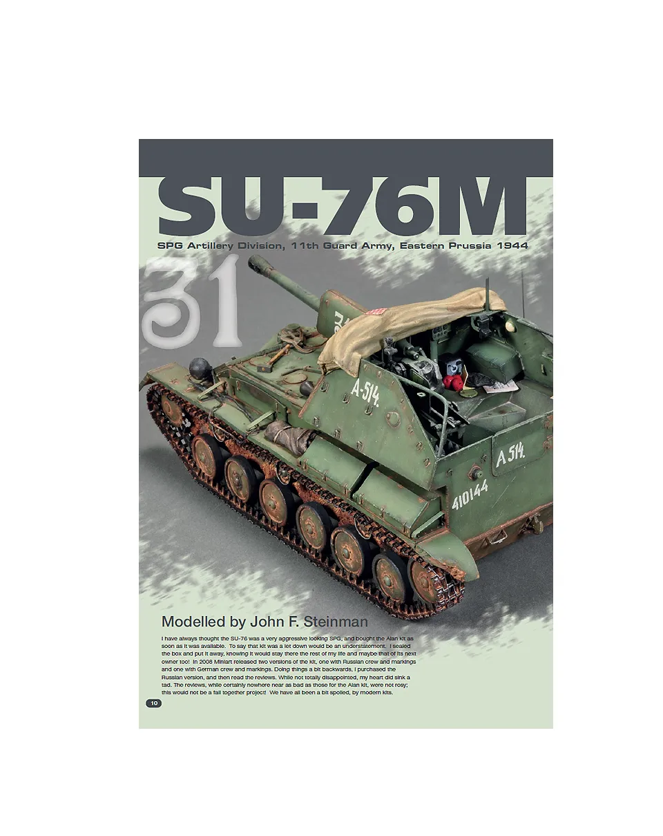 AFV Modeller Issue 61 articolo PDF SU-76M