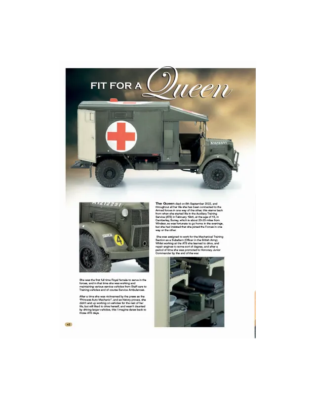 AFV Modeller AFV130 rivista PDF RAF Katy corazzati