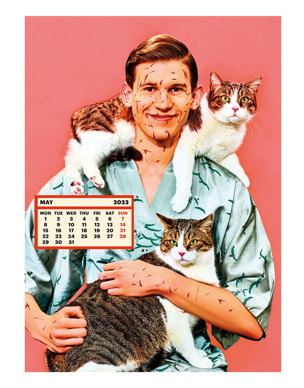 TOILETPAPER Calendar 2023 calendario muro 28x39 baci