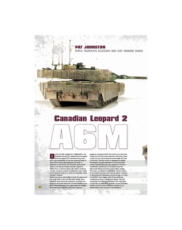 AFV Modeller AFV 88 articolo PDF Leopard 2A6M canadese