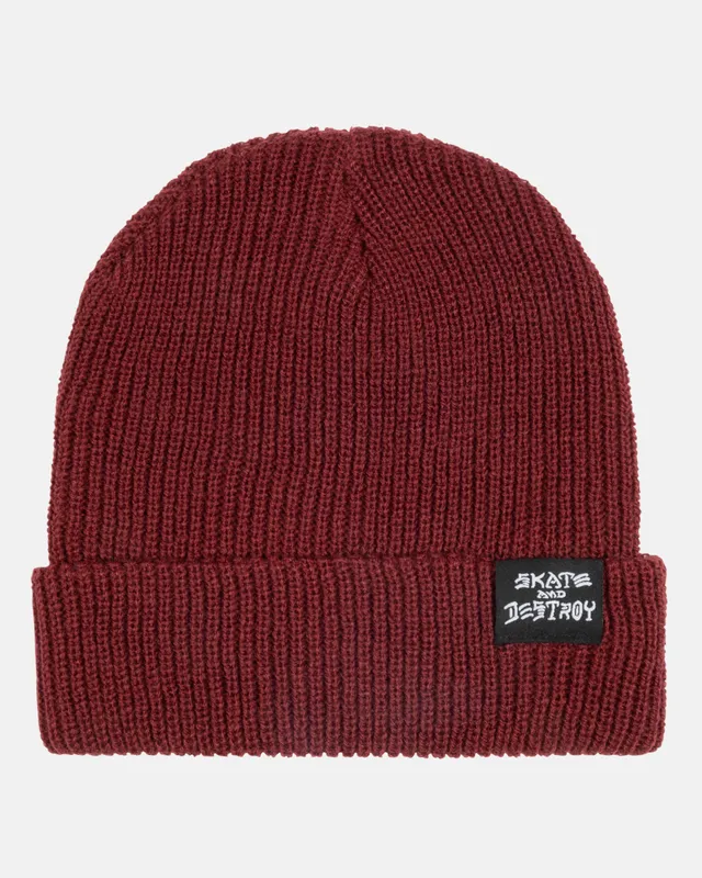 Thrasher Skategoat Sad berretto bordeaux acrilico