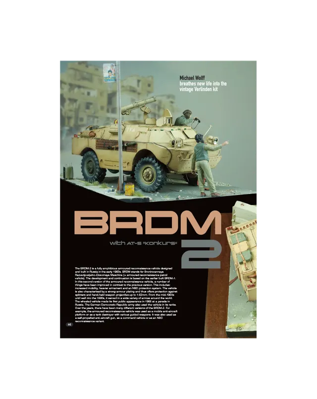 AFV Modeller AFV128 articolo PDF BRDM 2 blindato