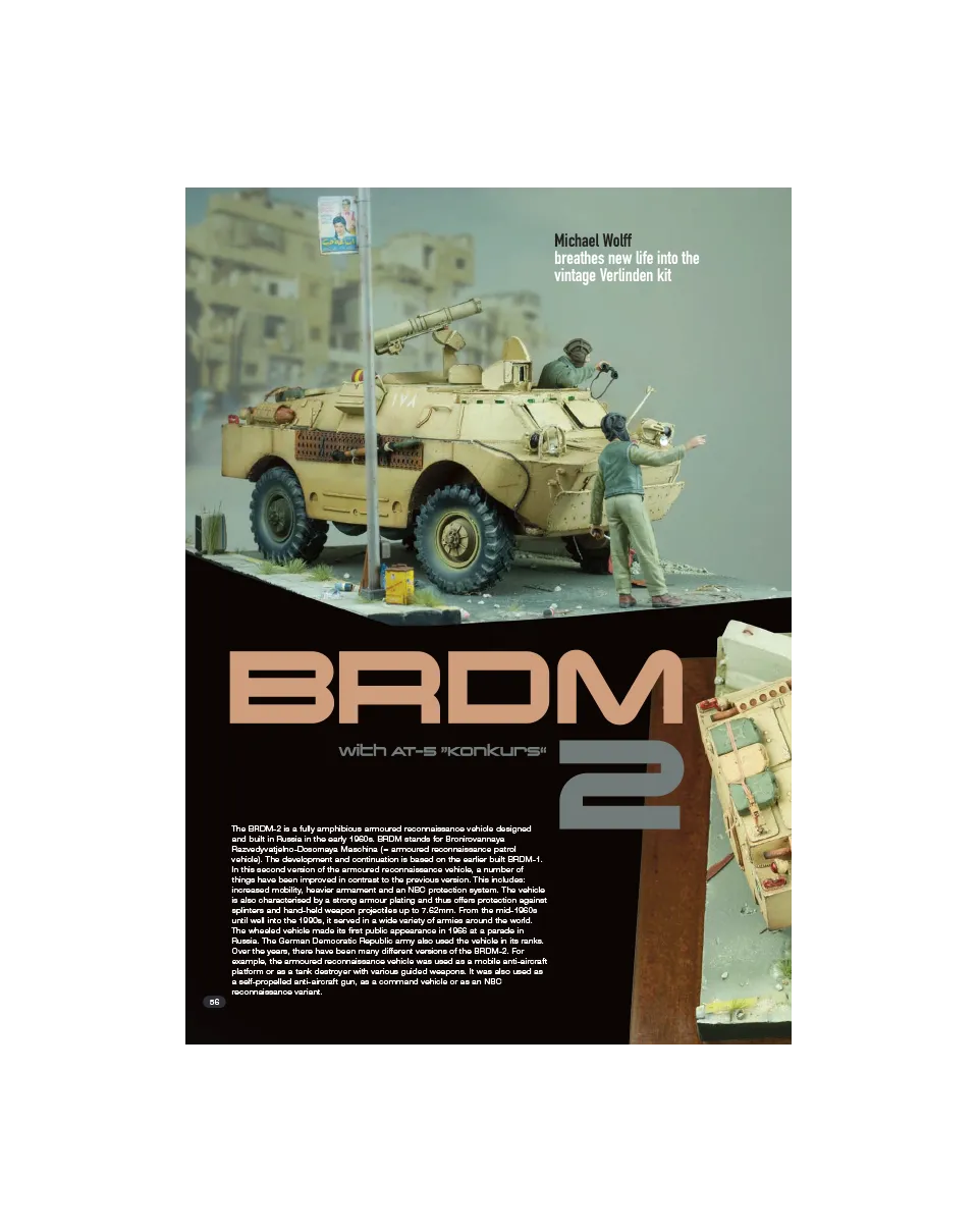 AFV Modeller AFV128 articolo PDF BRDM 2 blindato