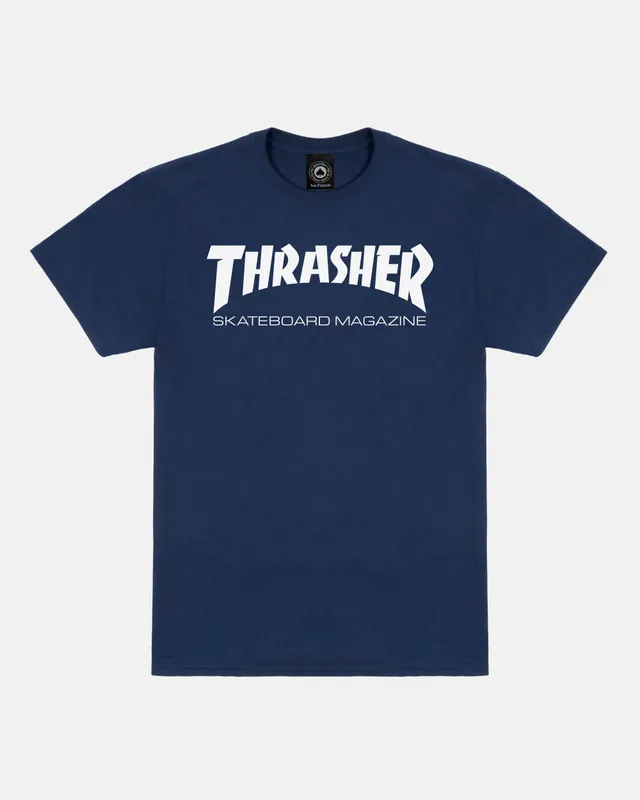 Thrasher Skate Mag T-Shirt maglietta navy cotone