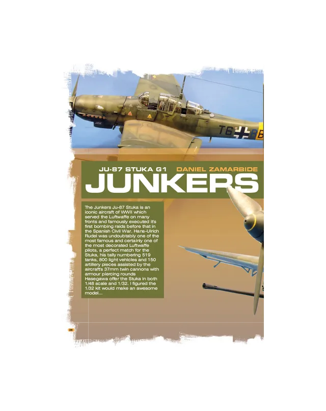 AFV Modeller AIR33 Stuka G1 articolo PDF cannoncino