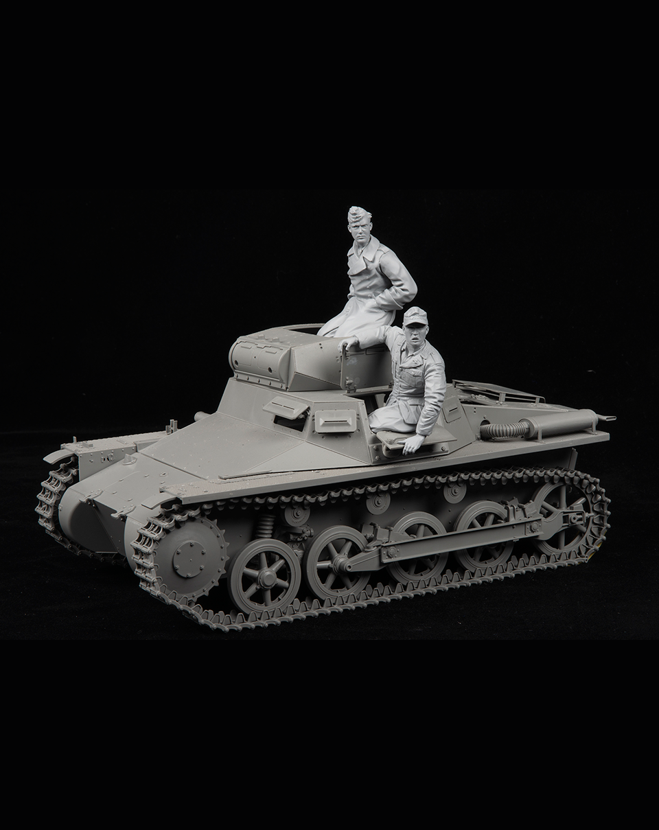 AFV Modeller Afrika Korps Tank Crew figure 1:16 per Takom Panzer I