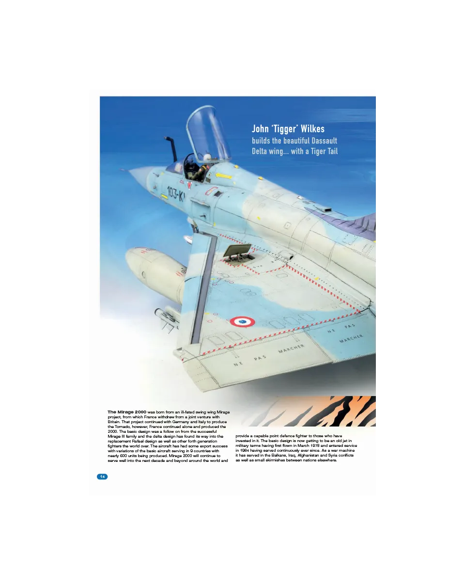 AFV Modeller AIR100 Mirage 2000 articolo PDF jet