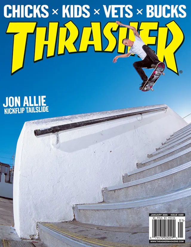 Thrasher January 2005 rivista skate copia singola