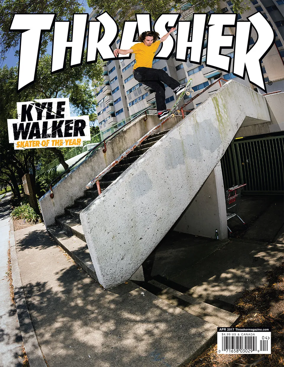 Thrasher Magazine Aprile 2017 rivista copia arretrato