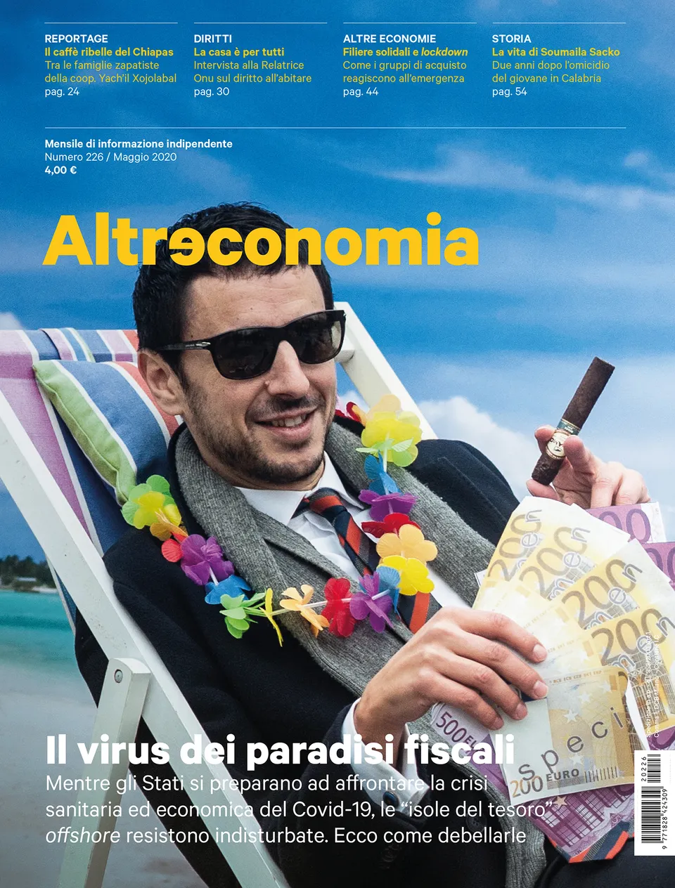 Altreconomia 226 Il virus dei paradisi fiscali rivista copia singola