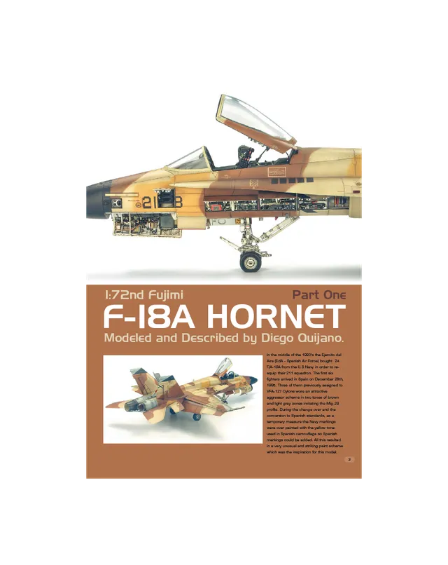 AFV Modeller AIR7 articolo PDF F-18A Hornet aerei