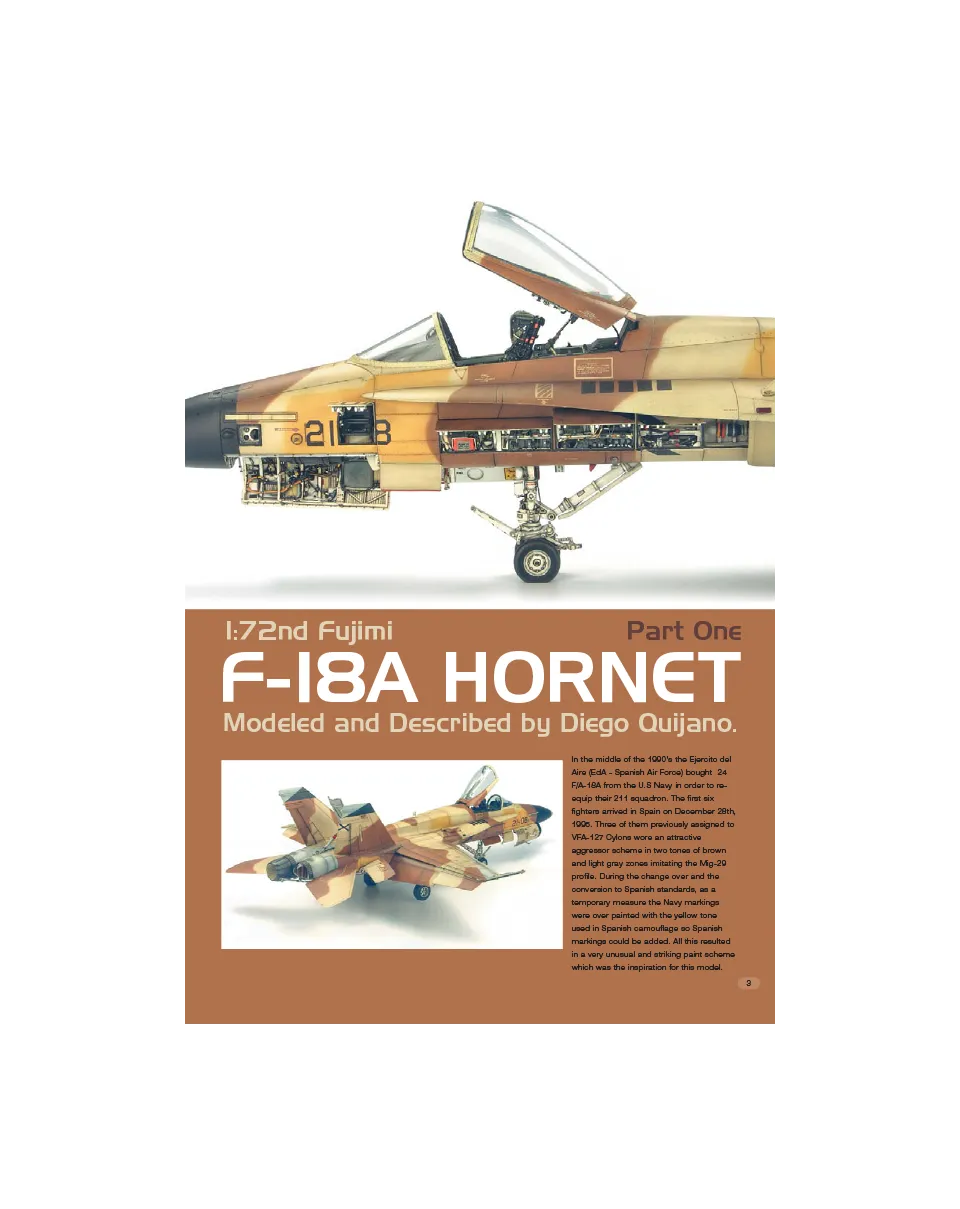 AFV Modeller AIR7 articolo PDF F-18A Hornet aerei