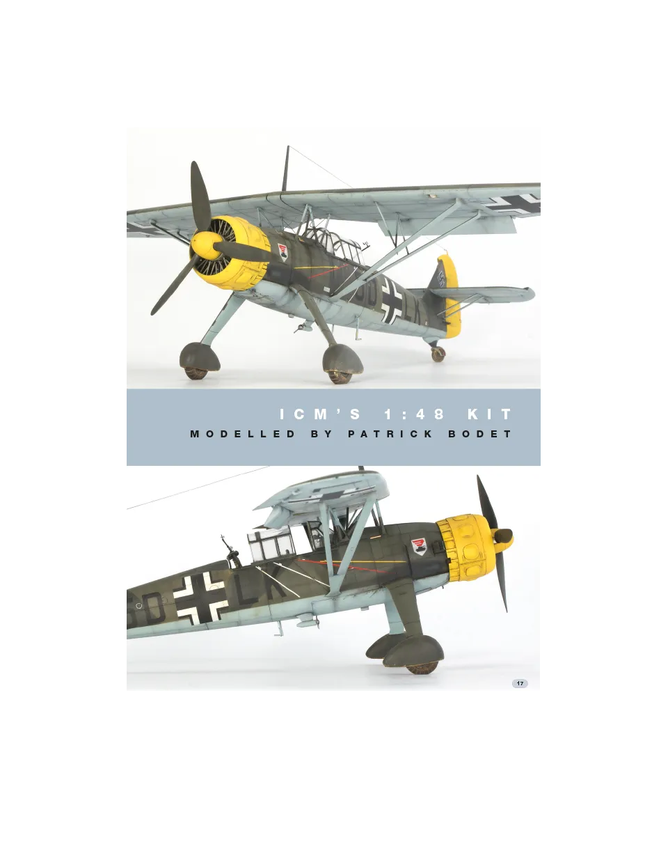 AFV Modeller AIR36 Henschel Hs126A-1 articolo PDF 1:48