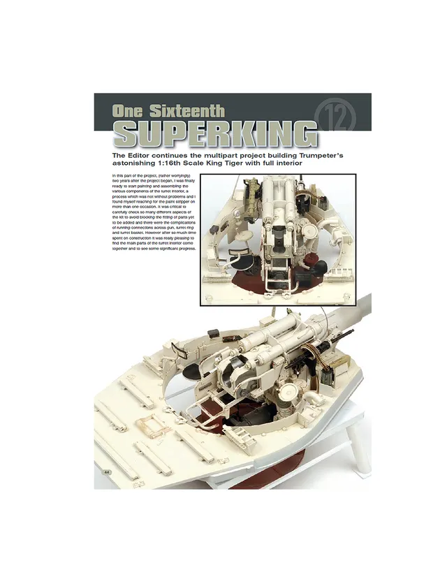 AFV Modeller Issue 56 Superking 1/16 parte 12 articolo PDF