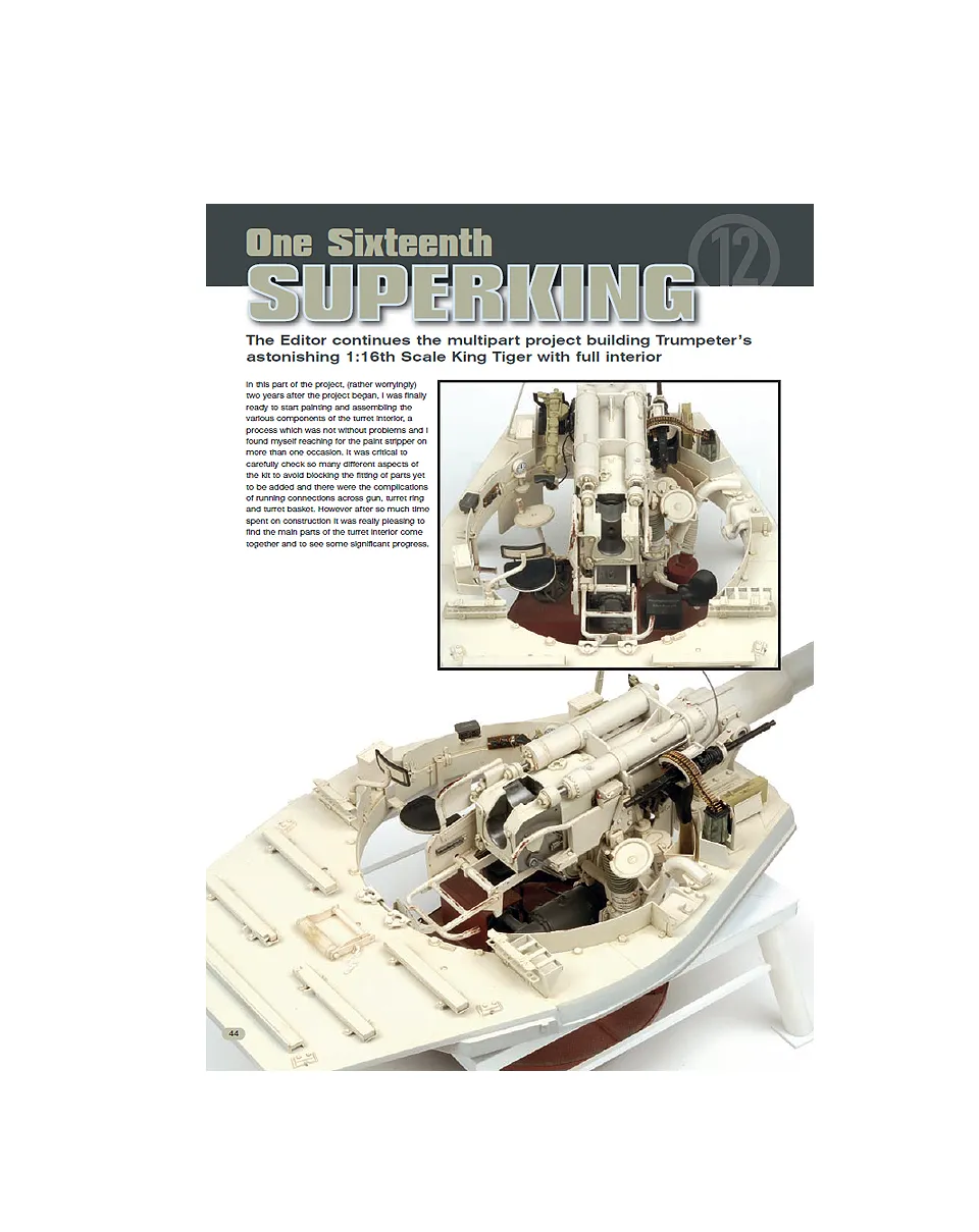AFV Modeller Issue 56 Superking 1/16 parte 12 articolo PDF