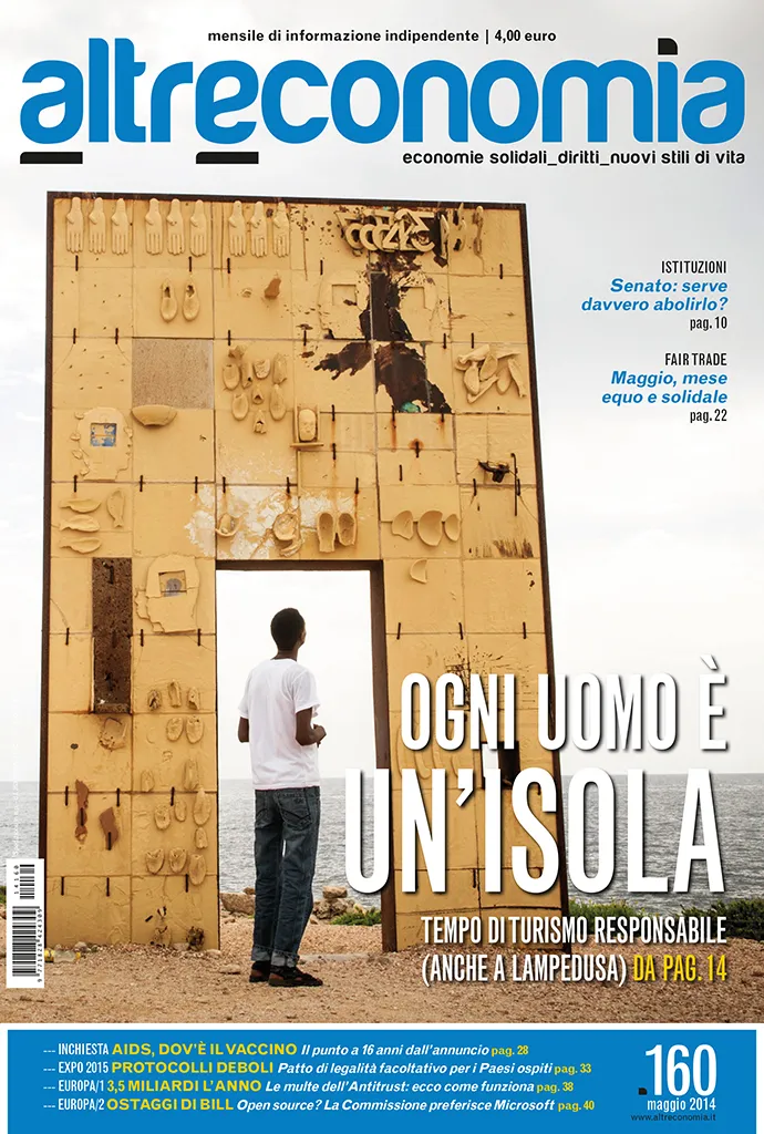 Altreconomia 160 Ogni uomo è un’isola rivista copia singola
