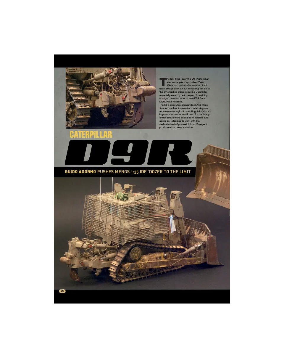 AFV Modeller AFV86 articolo PDF D9 Dozer