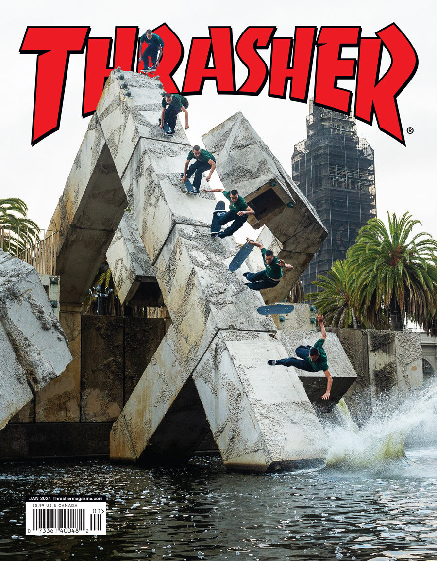 Thrasher Magazine Gennaio 2024 rivista copia singola