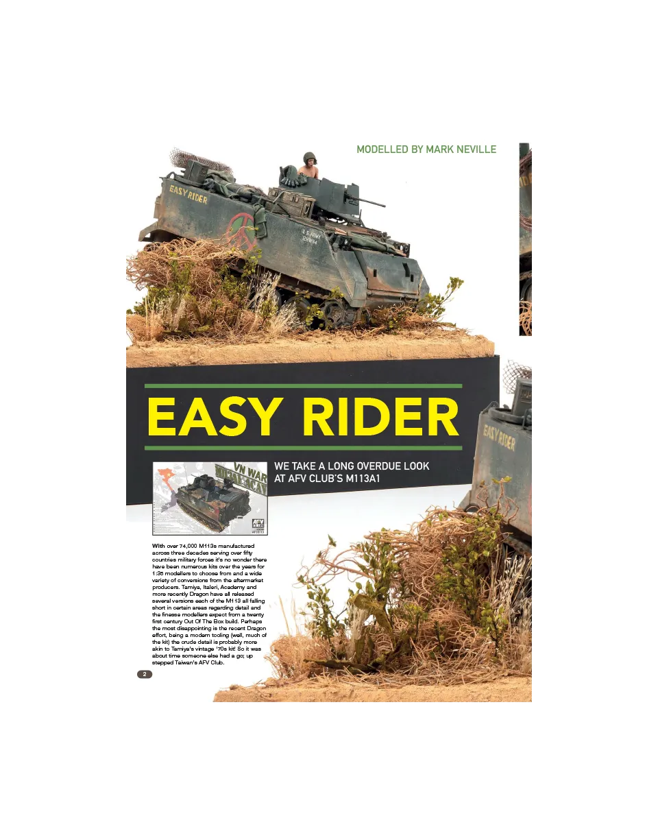 AFV Modeller AFV117 Easy Rider articolo PDF Vietnam