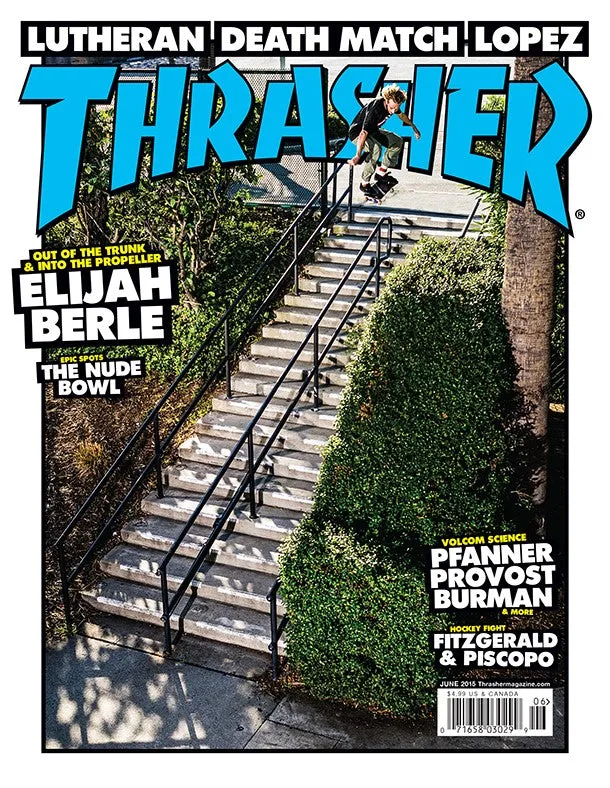 Thrasher Magazine giugno 2015 rivista copia singola arretrato
