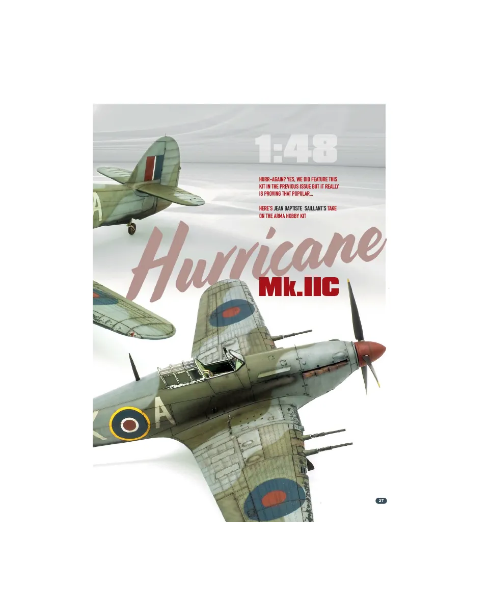 AFV Modeller AIR114 Hurricane articolo PDF copia singola