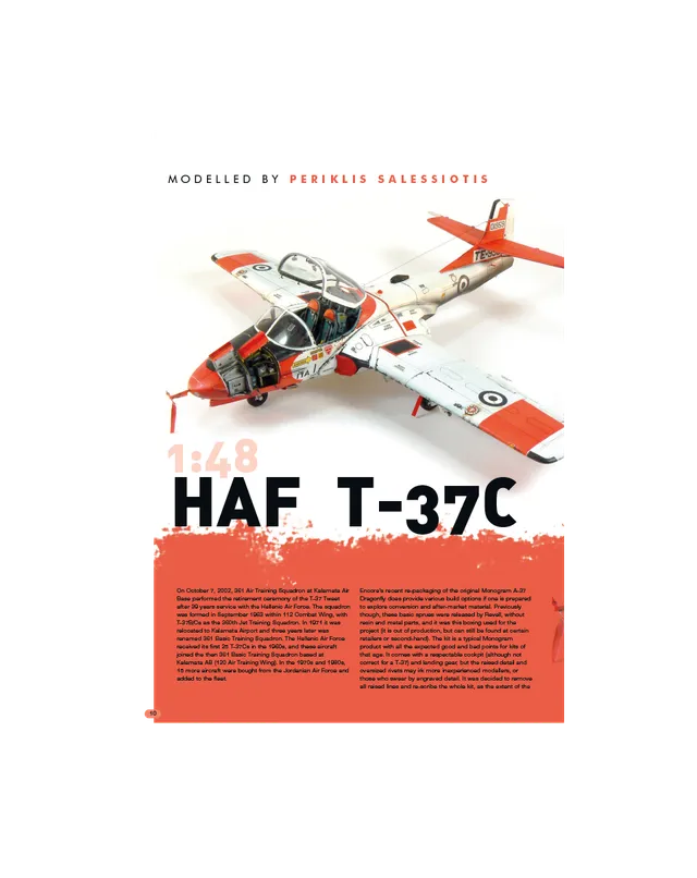 AFV Modeller AIR AIR45 articolo PDF HAF T-37C greco