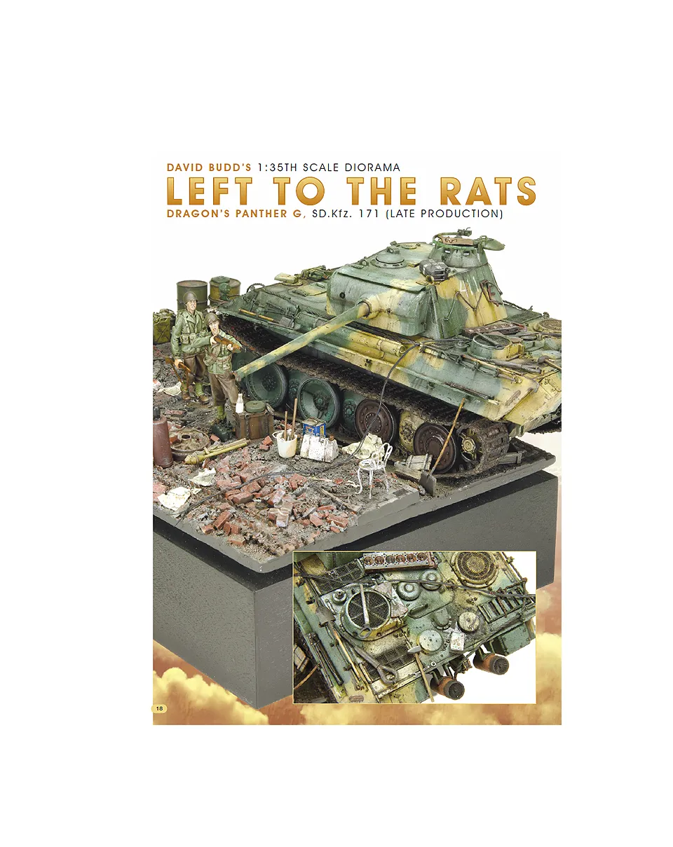 AFV Modeller 60 articolo PDF Panther diorama carri