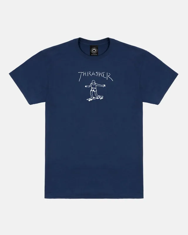 Thrasher Gonz T-Shirt maglietta blu navy cotone USA