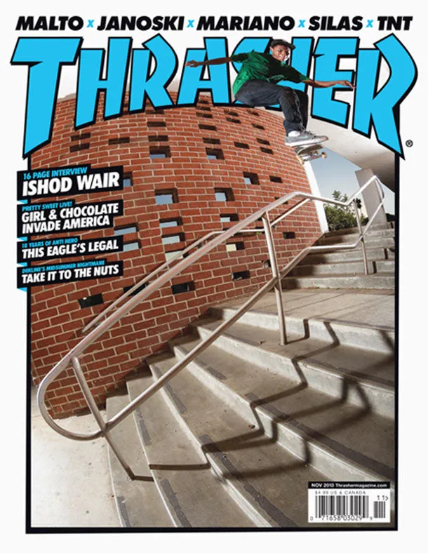 Thrasher rivista novembre 2013 copia singola Ishod