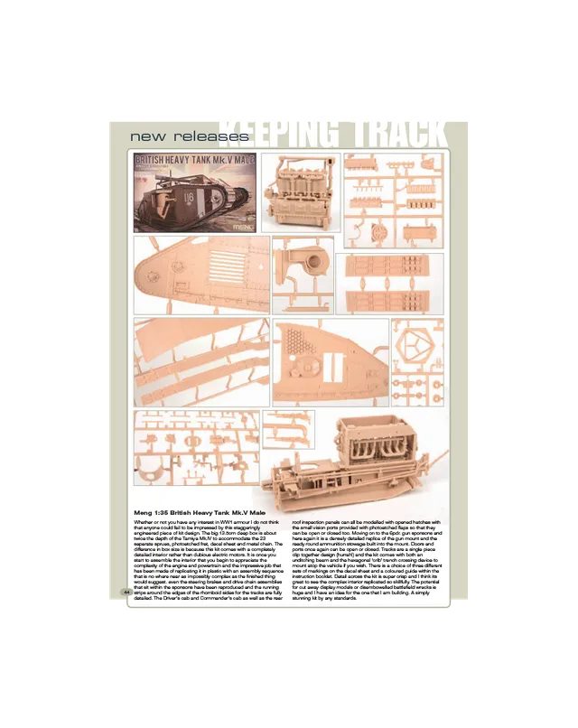 AFV Modeller AFV 85 Keeping Track articolo PDF blindati