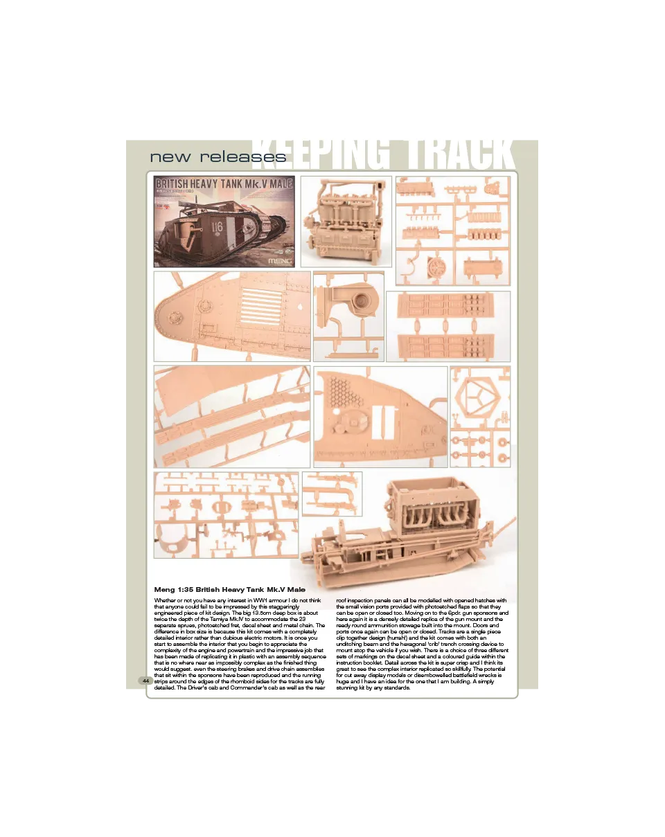 AFV Modeller AFV 85 Keeping Track articolo PDF blindati
