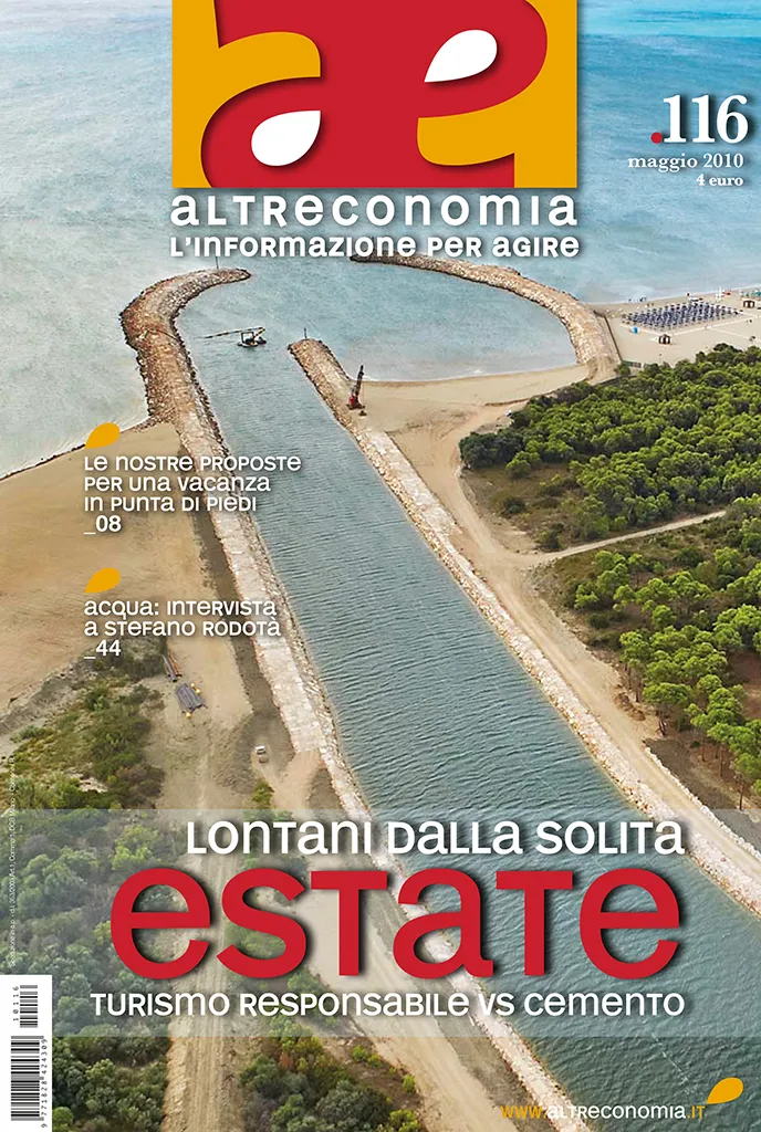 Altreconomia 116 rivista copia singola turismo responsabile