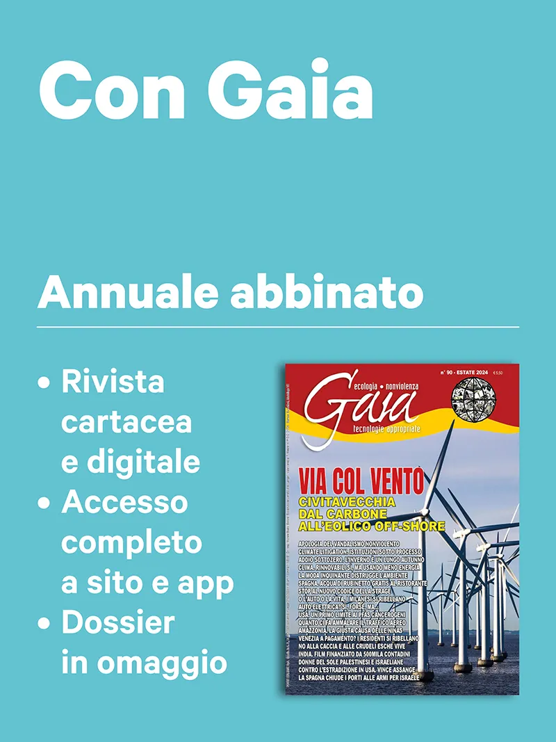 Altreconomia Annuale con Gaia abbonamento 11 numeri