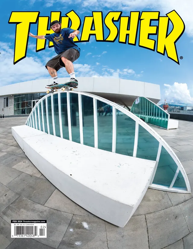 Thrasher Magazine Febbraio 2024 rivista copia singola