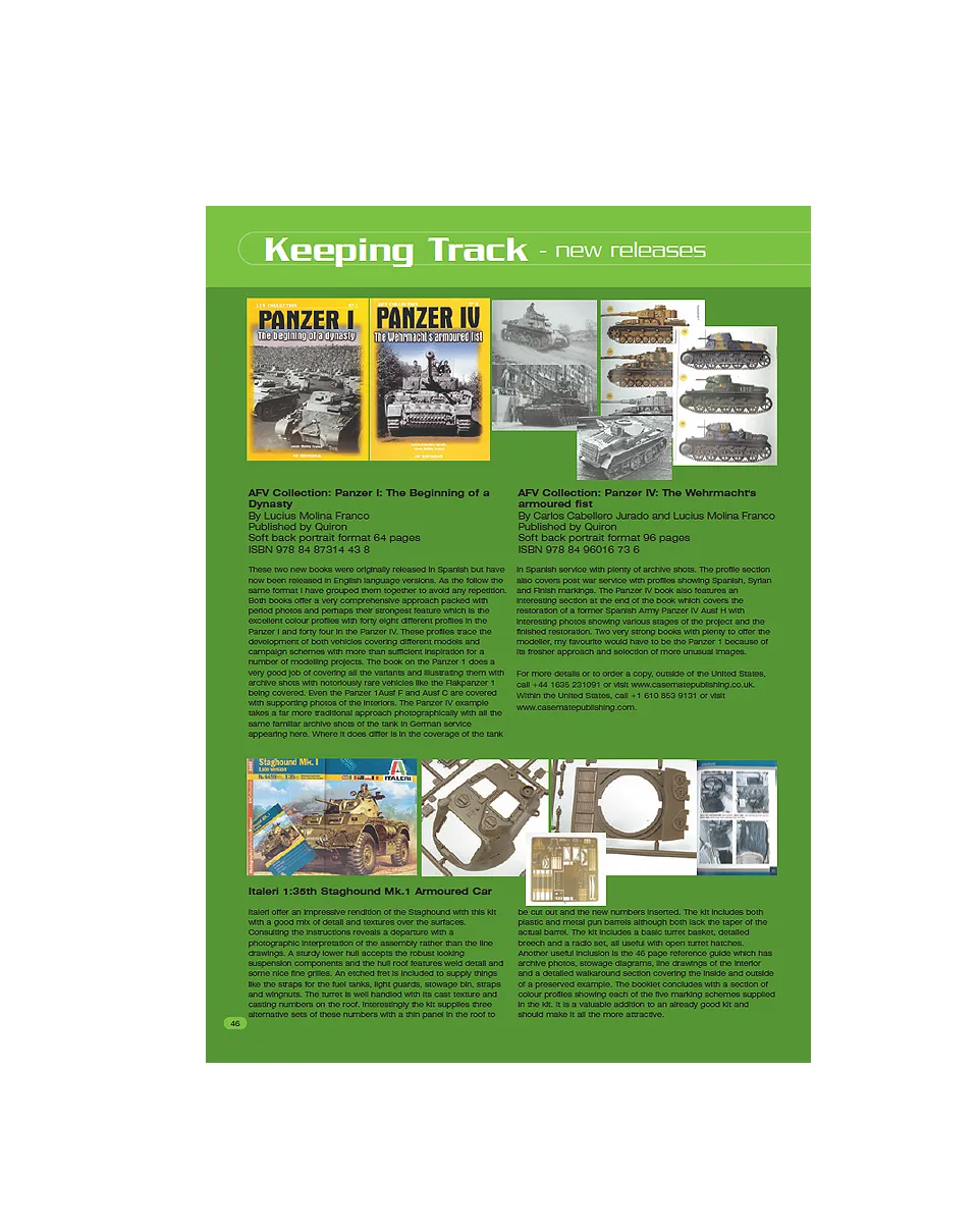 AFV Modeller Issue 39 Keeping Track articolo PDF copia singola