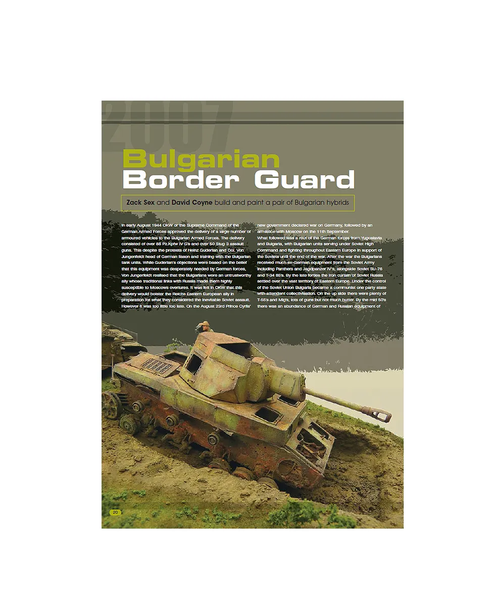 AFV Modeller Issue 48 articolo PDF Bulgarian Border Guard