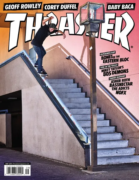 Thrasher Magazine Settembre 2012 Rivista Copia Singola