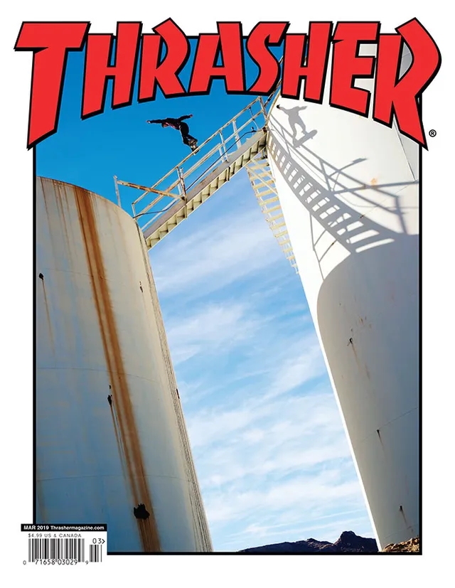 Thrasher Magazine marzo 2019 rivista copia singola