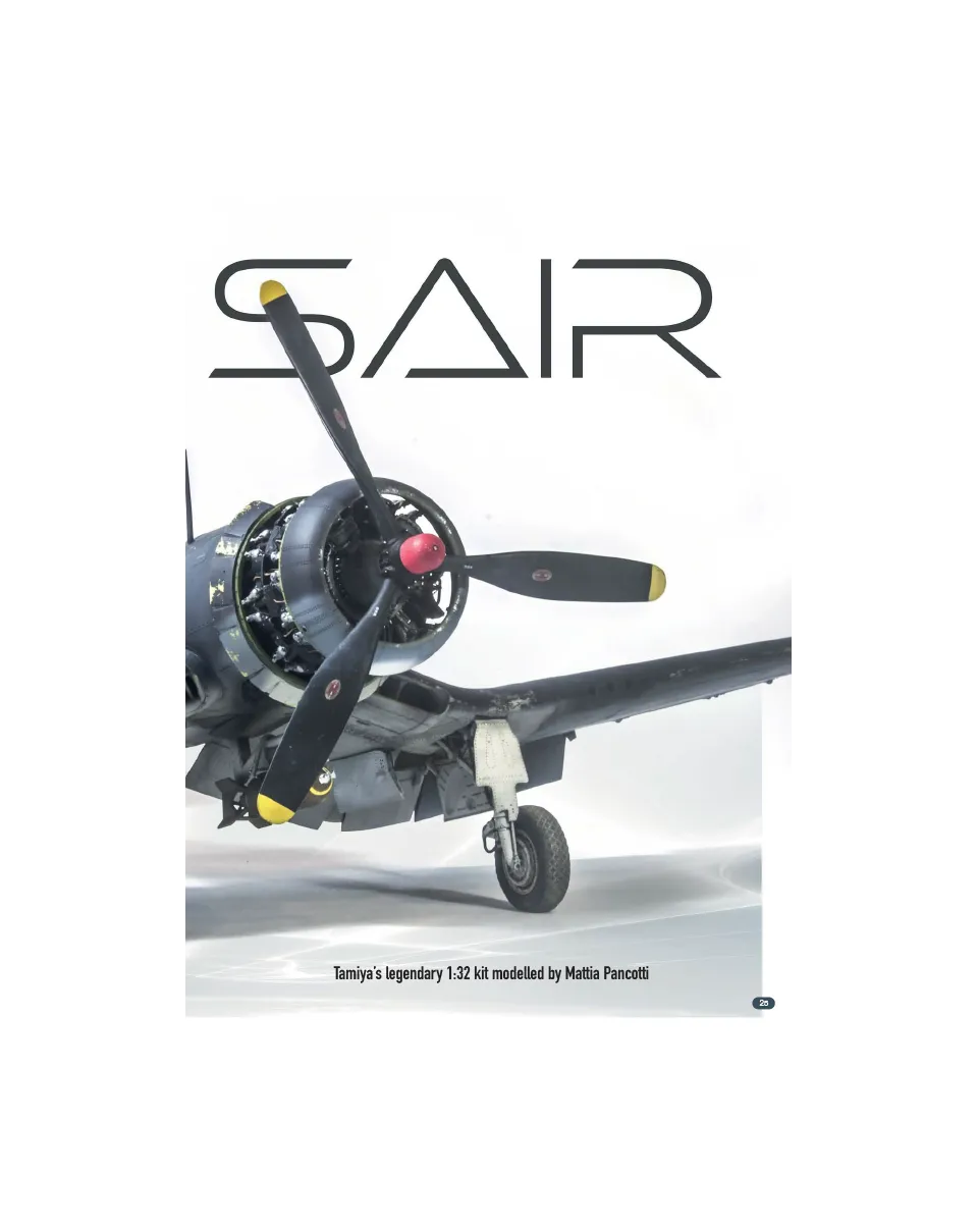 AFV Modeller AIR116 Corsair articolo PDF caccia
