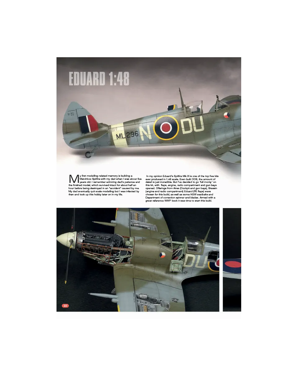 AFV Modeller AIR72 Supreme Supermarine articolo PDF modellismo