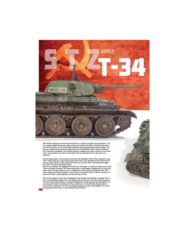 AFV Modeller AFV123 STZ T-34 articolo PDF copia singola