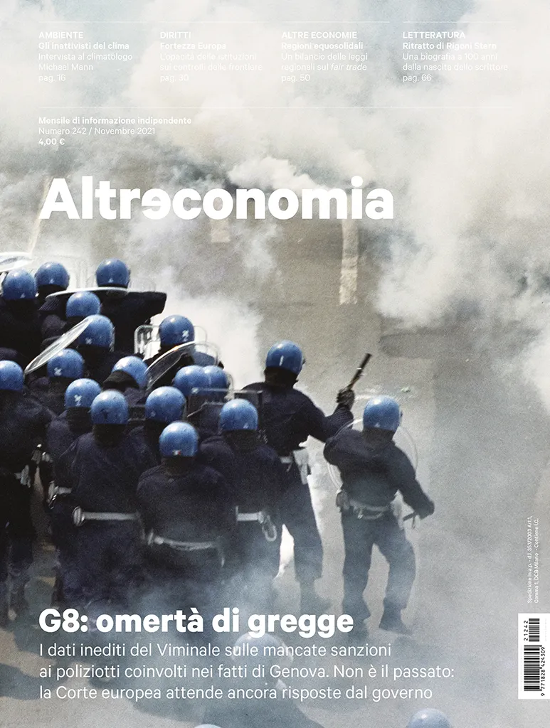 Altreconomia 242 G8 omertà di gregge rivista copia singola