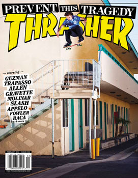 Thrasher Febbraio 2010 rivista con DVD Prevent This Tragedy