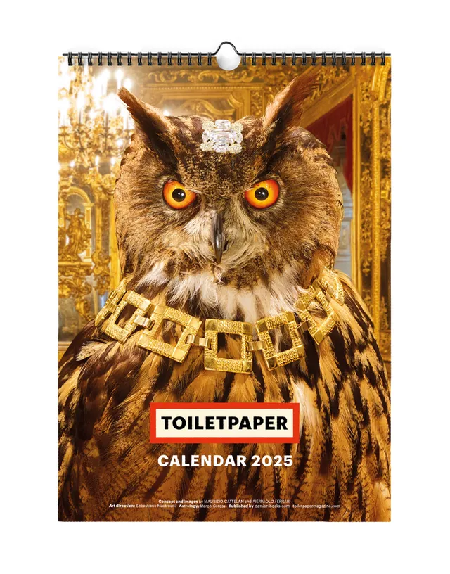TOILETPAPER Calendar 2025 calendario parete 28x39 cm
