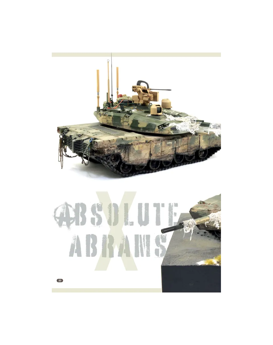 AFV Modeller AFV140 Abrams X articolo PDF carri