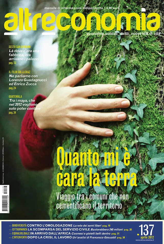 Altreconomia 137 Quanto mi è cara la terra rivista copia singola