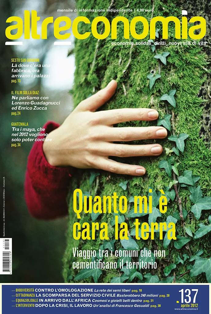 Altreconomia 137 Quanto mi è cara la terra rivista copia singola