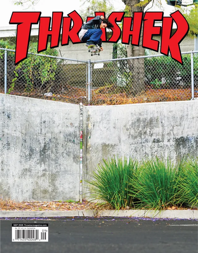 Thrasher Magazine settembre 2026 rivista copia singola