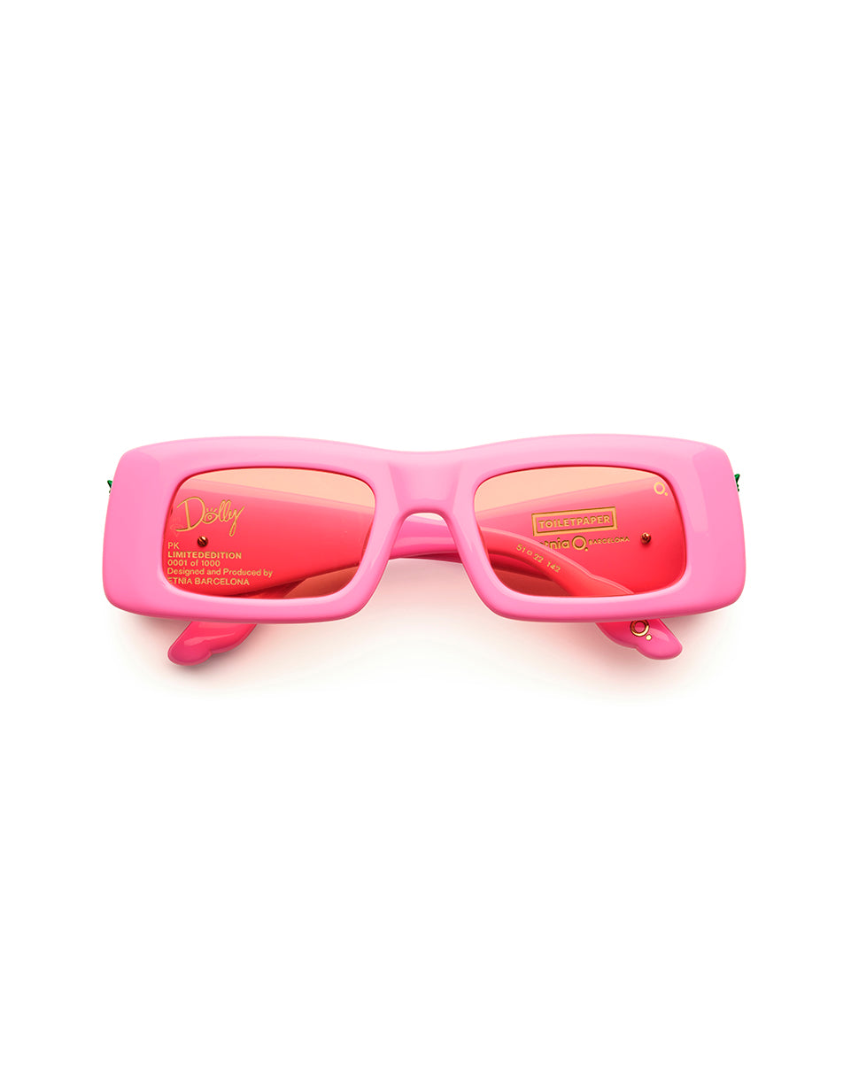 TOILETPAPER Dolly x Etnia occhiali sole acetato numerati