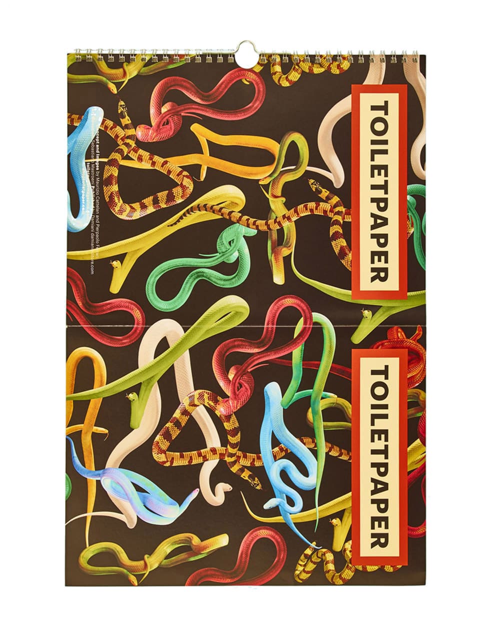 TOILETPAPER Calendar 2017 calendario parete 28x22